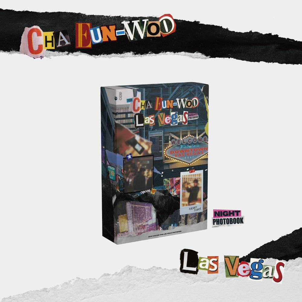 CHA EUN WOO 2024 LAS VEGAS PHOTO BOOK NIGHT VERSION COVER