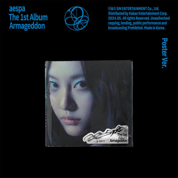 AESPA 1ST ALBUM 'ARMAGEDDON' (POSTER) NINGNING VERSION COVER