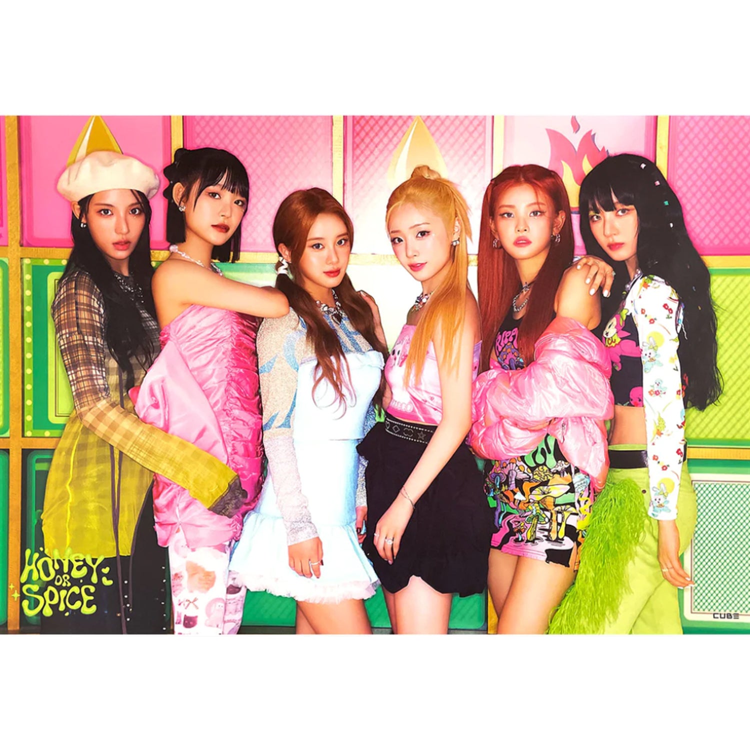 LIGHTSUM 2ND MINI ALBUM 'HONEY OR SPICE' POSTER ONLY ODD VERSION COVER