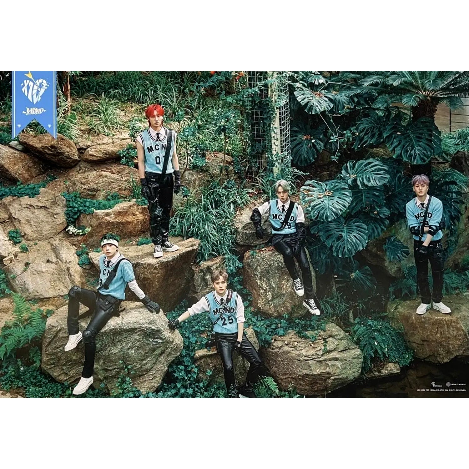 MCND 6TH MINI ALBUM 'X10' POSTER ONLY ONE TEAM B VERSION COVER
