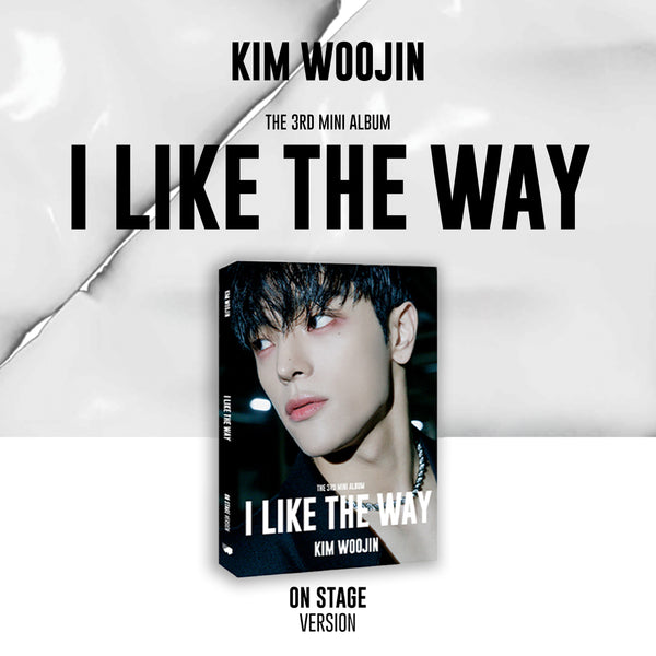 KIM WOOJIN 3RD MINI ALBUM 'I LIKE THE WAY' ON STAGE VERSION COVER
