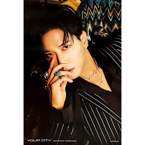 JUNG YONG HWA 2ND MINI ALBUM 'YOUR CITY' POSTER ONLY OVER CITY VERSION COVER