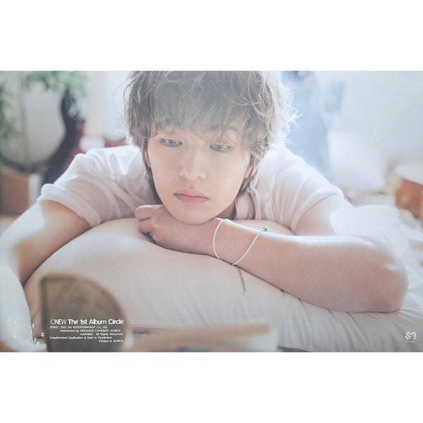 ONEW (SHINEE) 1ST ALBUM 'CIRCLE' POSTER ONLY PHOTOBOOK 2 VERSION COVER