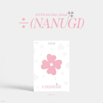 JUST B 4TH MINI ALBUM '÷ (NANUGI)' PINK VERSION COVER