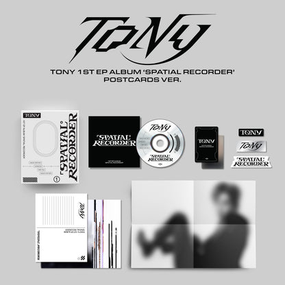 TONY 1ST EP ALBUM 'SPATIAL RECORDER' POSTCARDS VERSION COVER