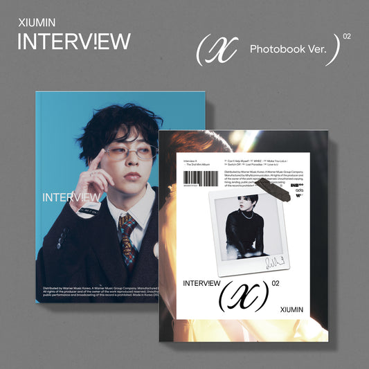 XIUMIN ALBUM 'INTERVIEW X' COVER