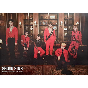 DRIPPIN 3RD SINGLE ALBUM 'SEVEN SINS' POSTER ONLY RED VERSON COVER