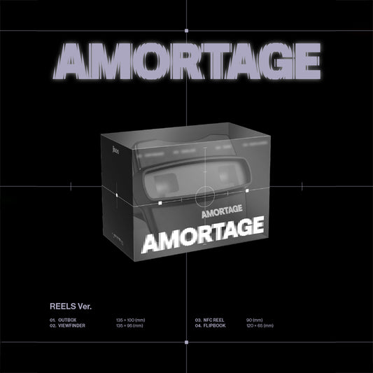 JISOO MINI ALBUM 'AMORTAGE' (REELS) COVER