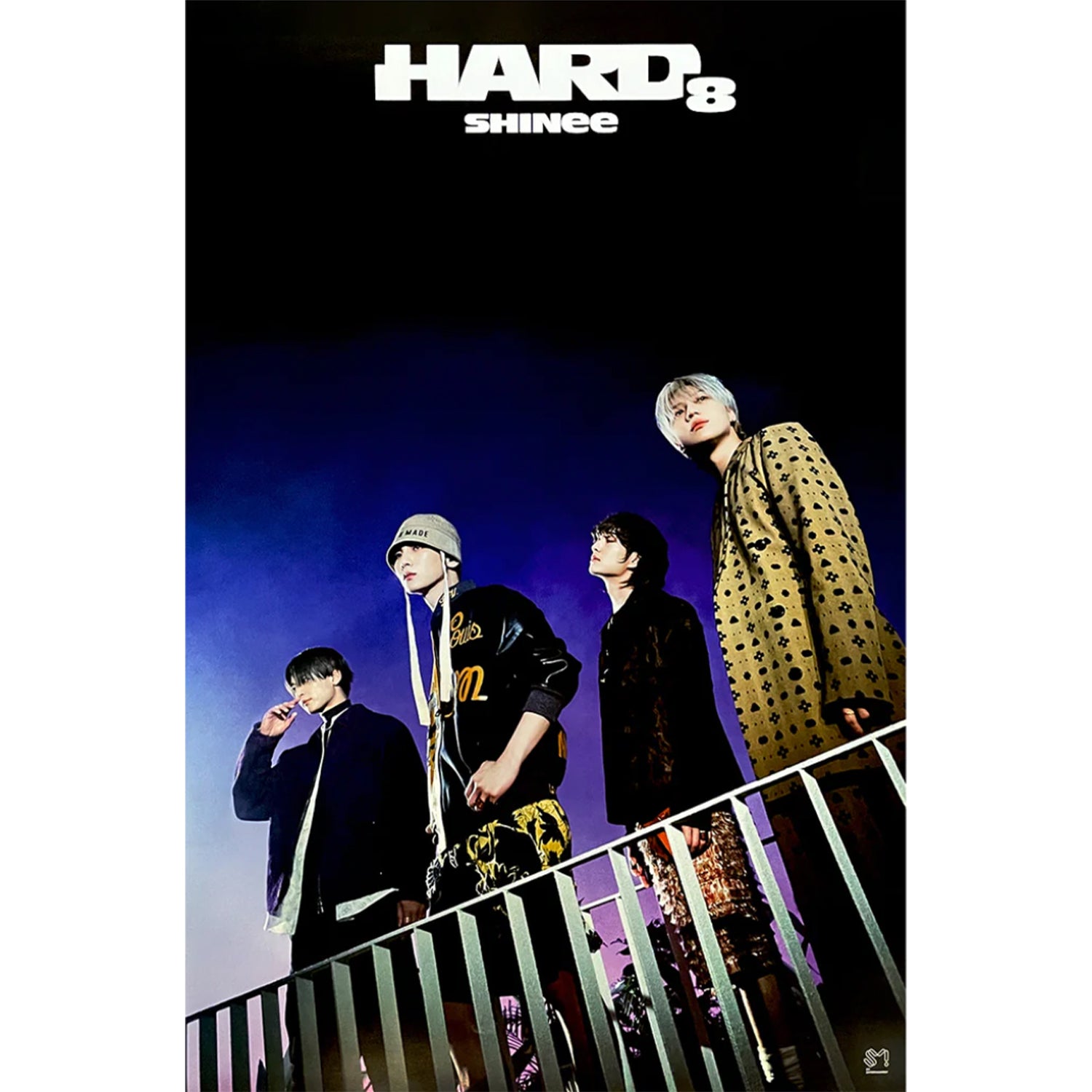 SHINEE 8TH ALBUM 'HARD' (PHOTOBOOK) POSTER ONLY RUNNER VERSION COVER