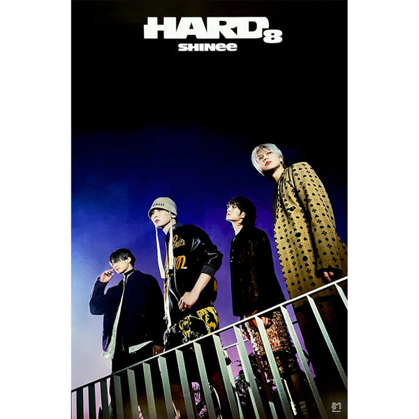 SHINEE 8TH ALBUM 'HARD' (PHOTOBOOK) POSTER ONLY RUNNER VERSION COVER