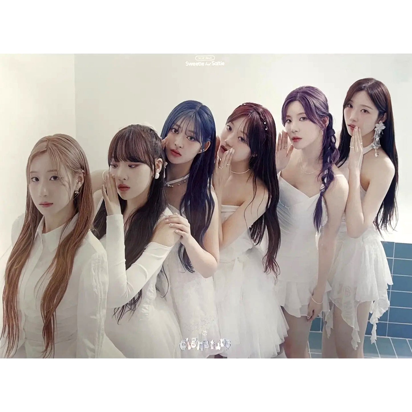 CIGNATURE 5TH EP ALBUM 'SWEETIE BUT SALTIE' POSTER ONLY SALTIE VERSION COVER