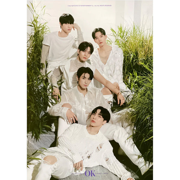 CIX 6TH EP ALBUM 'OK EPISODE 2 : I'M OK' POSTER ONLY SAVE ME VERSION COVER