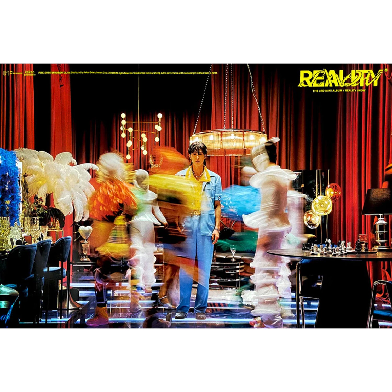 U-KNOW 3RD MINI ALBUM 'REALITY SHOW' POSTER ONLY SCRIPT VERSION COVER
