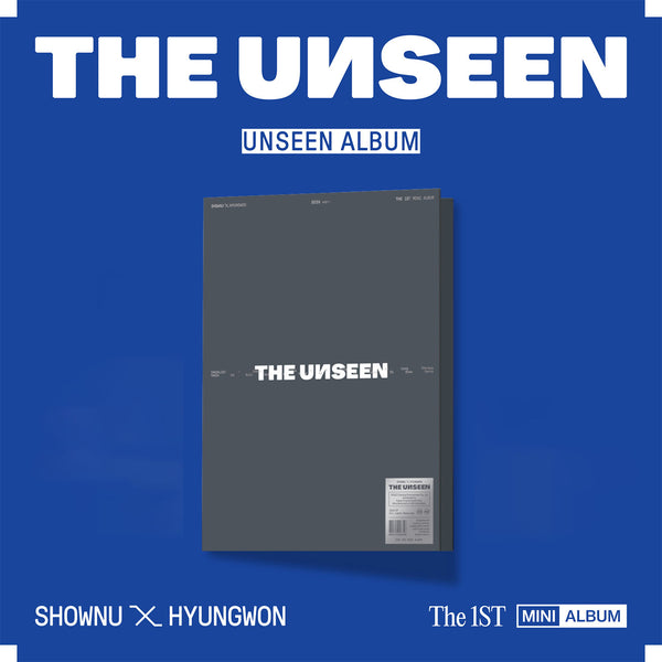 SHOWNU X HYUNGWON 1ST MINI ALBUM 'THE UNSEEN' (LIMITED) SEEN VERSION COVER