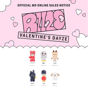 RIIZE OFFICIAL MD DOLL KEYRING 'VALENTINE'S DAYZE' SET COVER