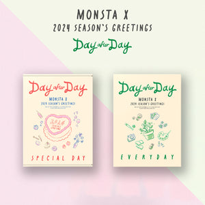 MONSTA X 2024 SEASON'S GREETINGS 'DAY AFTER DAY' SET COVER