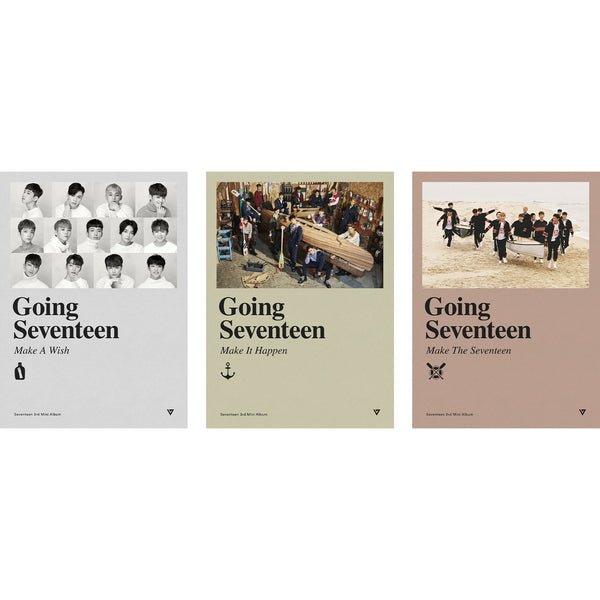 SEVENTEEN 3RD MINI ALBUM 'GOING SEVENTEEN' (RE-RELEASE) SET COVER