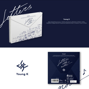 YOUNG K (DAY6) ALBUM 'LETTERS WITH NOTES' SET COVER