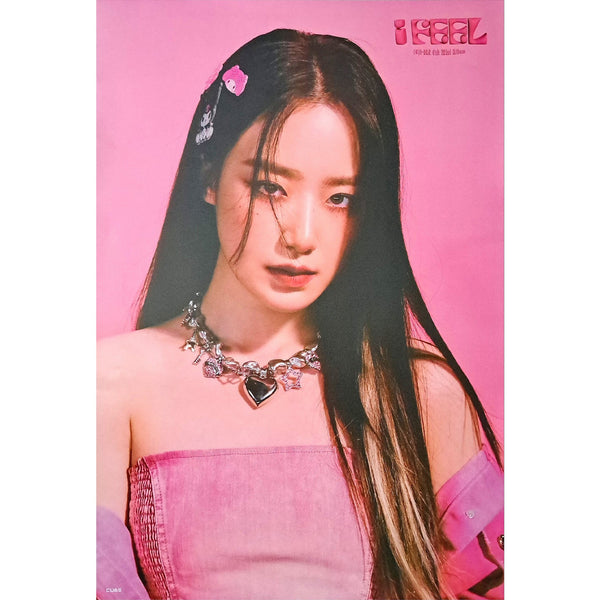 (G)I-DLE 6TH MINI ALBUM 'I FEEL' (JEWEL) POSTER ONLY SHUHUA VERSION COVER