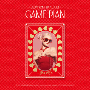 JEON SOMI EP ALBUM 'GAME PLAN' (PHOTOBOOK) RED VERSION COVER