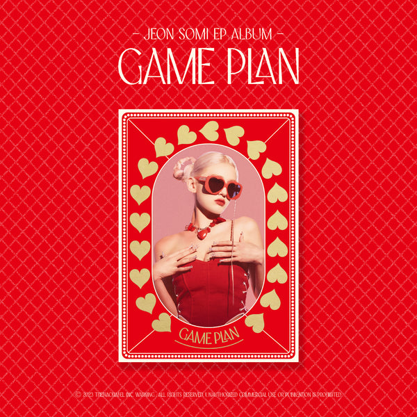 JEON SOMI EP ALBUM 'GAME PLAN' (PHOTOBOOK) RED VERSION COVER