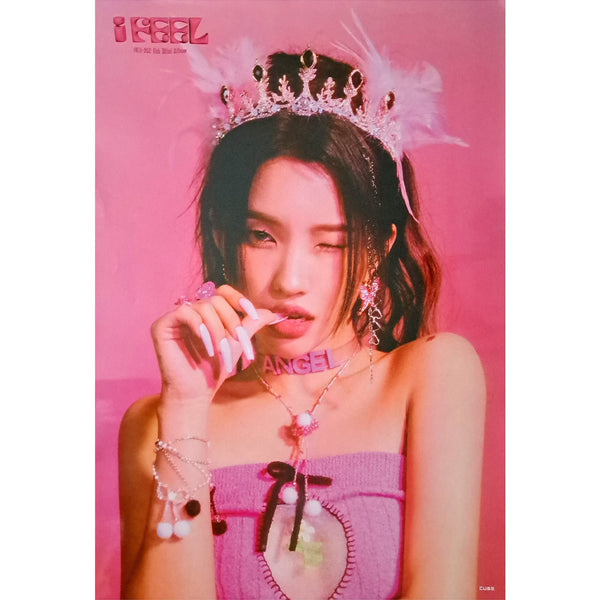 (G)I-DLE 6TH MINI ALBUM 'I FEEL' (JEWEL) POSTER ONLY SOYEON VERSION COVER