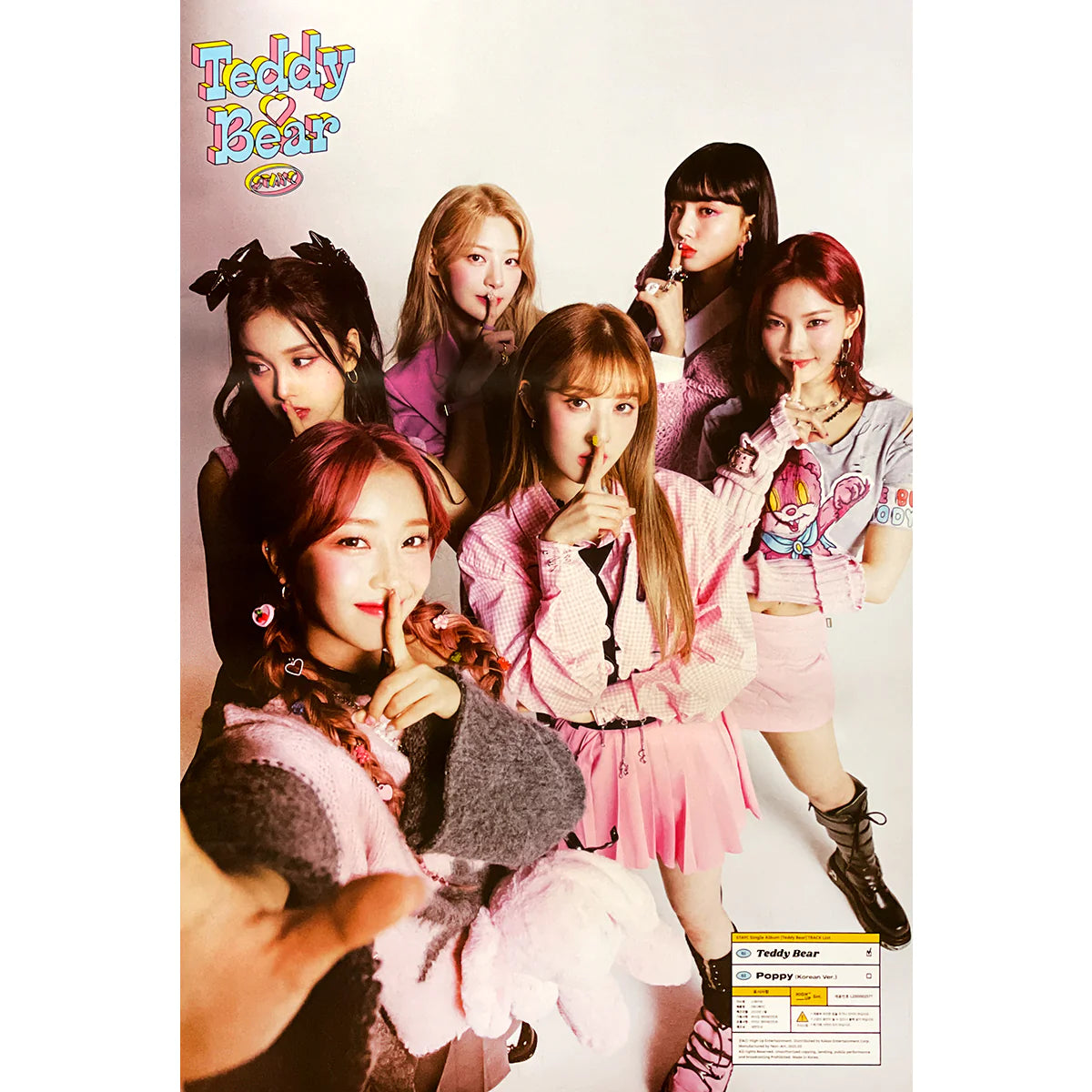 STAYC 4TH SINGLE ALBUM 'TEDDY BEAR' POSTER (Together)