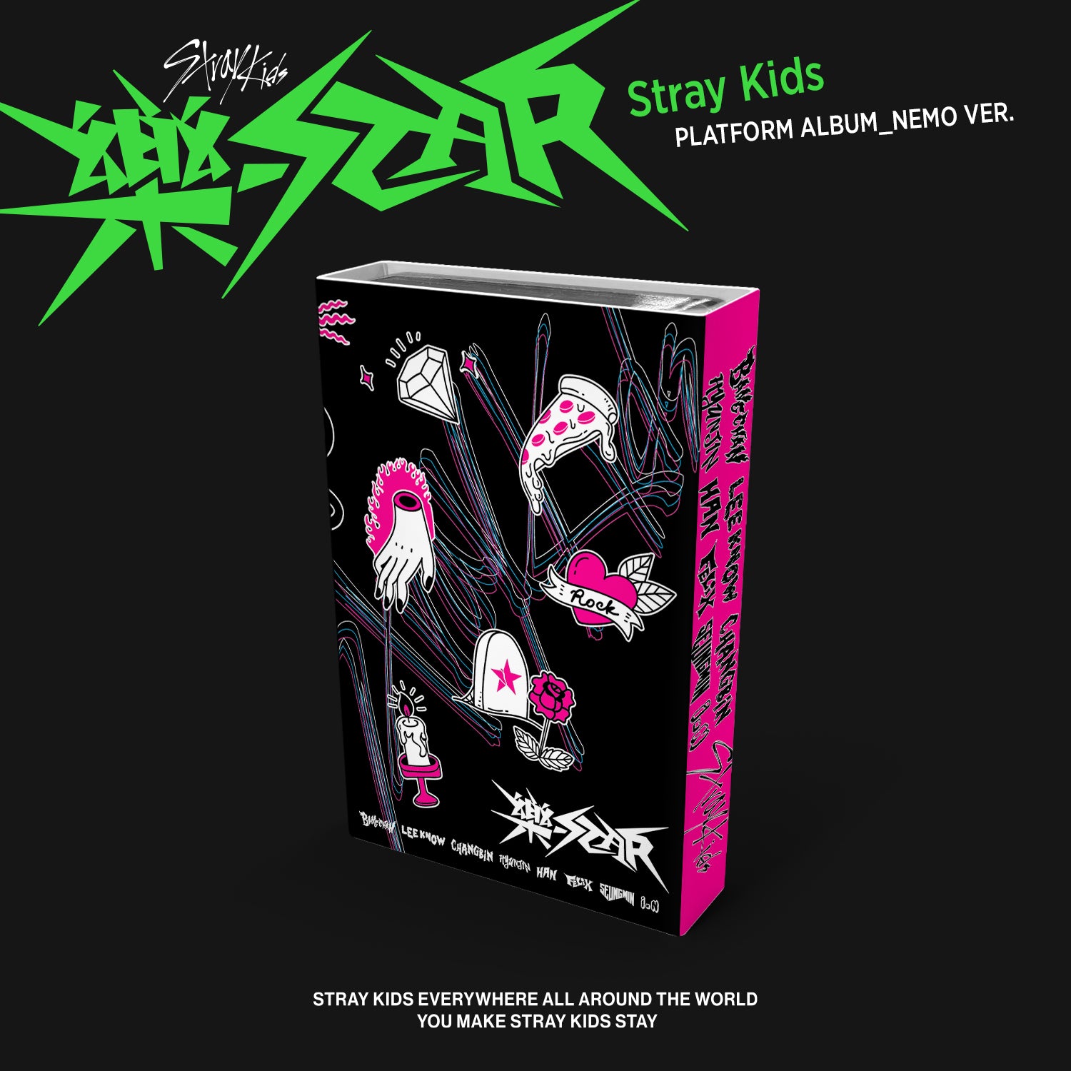 STRAY KIDS MINI ALBUM '樂-STAR' (NEMO) COVER