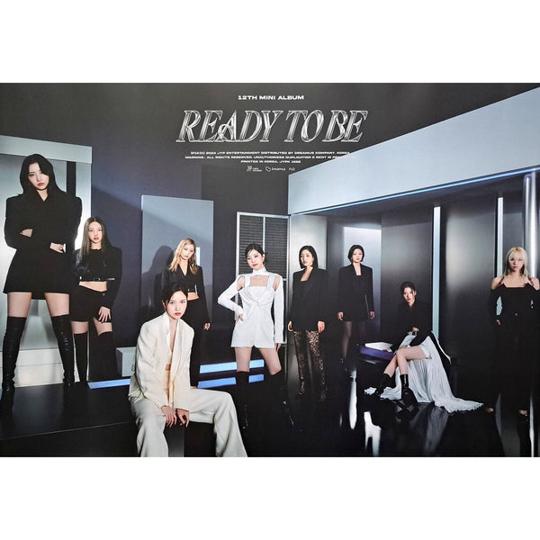 TWICE 12TH MINI ALBUM 'READY TO BE' POSTER ONLY TO VERSION COVER