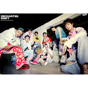 8TURN 2ND MINI ALBUM 'UNCHARTED DRIFT' POSTER ONLY UNCHARTED VERSION COVER