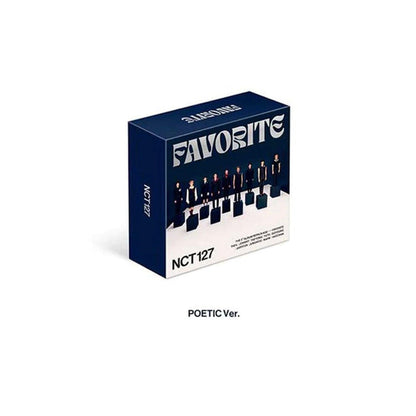 NCT 127 3RD ALBUM REPACKAGE 'FAVORITE' KIHNO KIT POETIC VERSION COVER