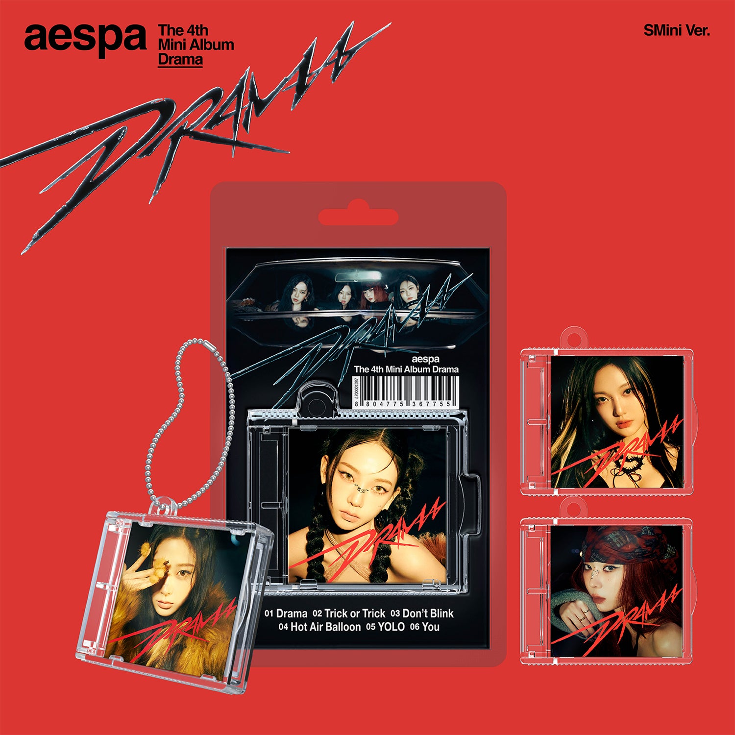 AESPA 4TH MINI ALBUM 'DRAMA' (SMINI) COVER