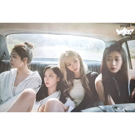 AESPA 3RD MINI ALBUM 'MY WORLD' (ZINE) POSTER ONLY WELCOME TO MY WORLD 1 VERSION COVER