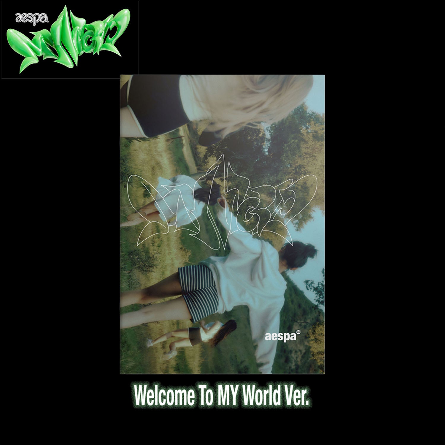 AESPA 3RD MINI ALBUM 'MY WORLD' (ZINE) WELCOME TO MY WORLD VERSION COVER