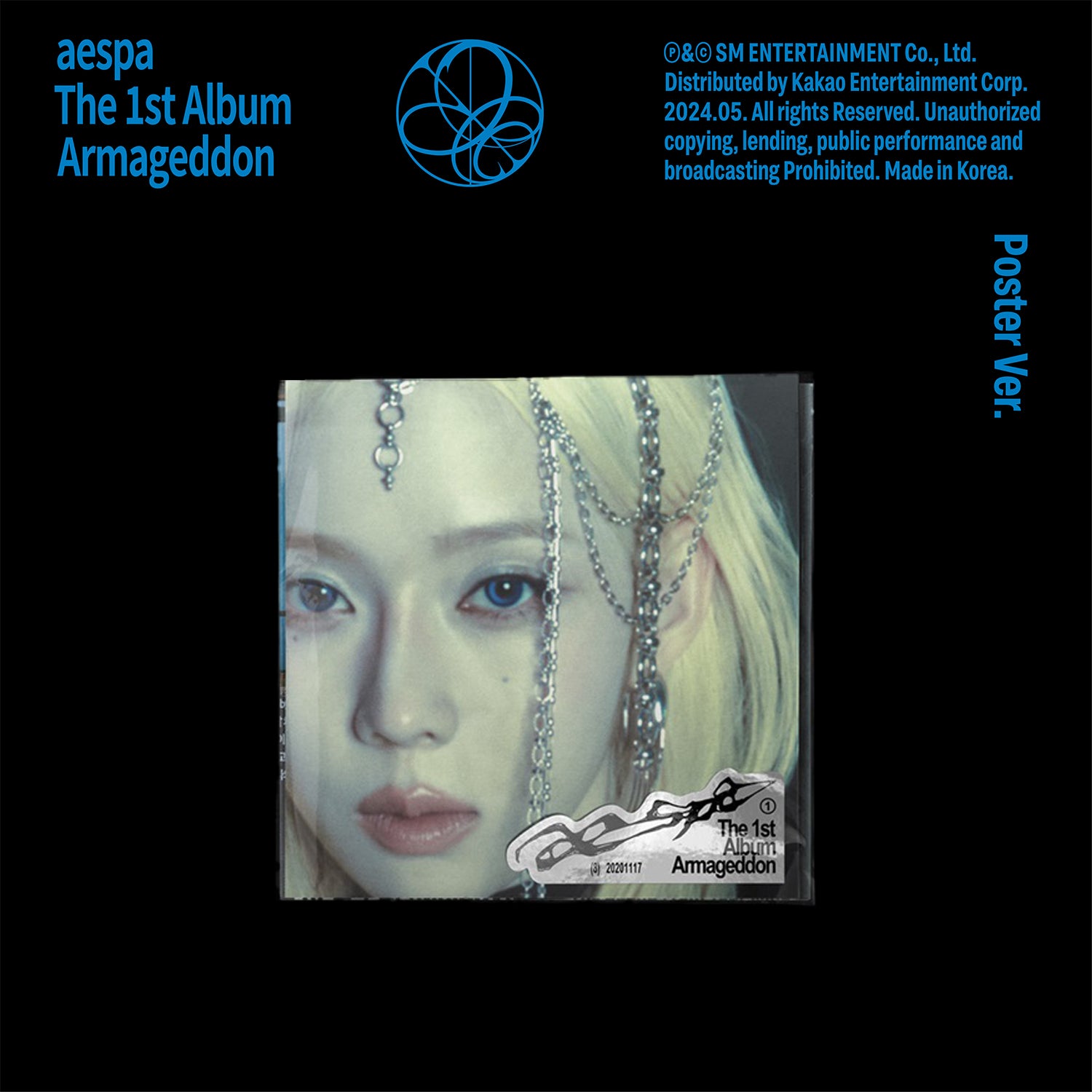 AESPA 1ST ALBUM 'ARMAGEDDON' (POSTER) WINTER VERSION COVER
