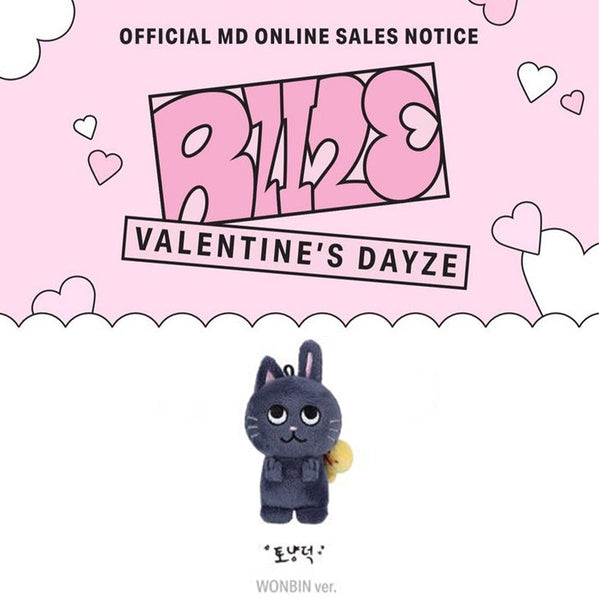 RIIZE OFFICIAL MD DOLL KEYRING 'VALENTINE'S DAYZE' WONBIN VERSION COVER