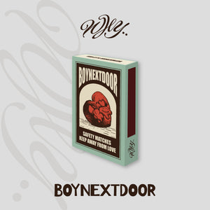 BOYNEXTDOOR 1ST EP ALBUM 'WHY..' (WEVERSE) COVER