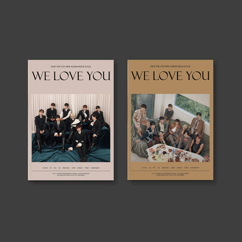 DKB 6TH MINI ALBUM REPACKAGE 'WE LOVE YOU' SET COVER