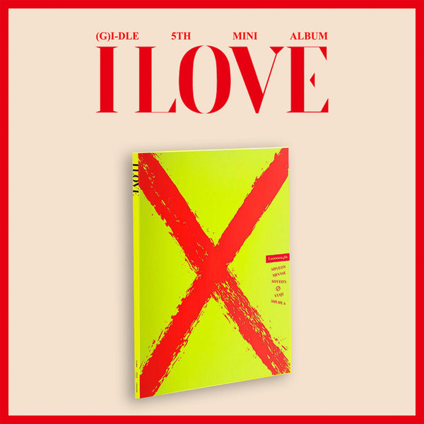 (G)I-DLE 5TH MINI ALBUM 'I LOVE' X-FILE VERSION COVER
