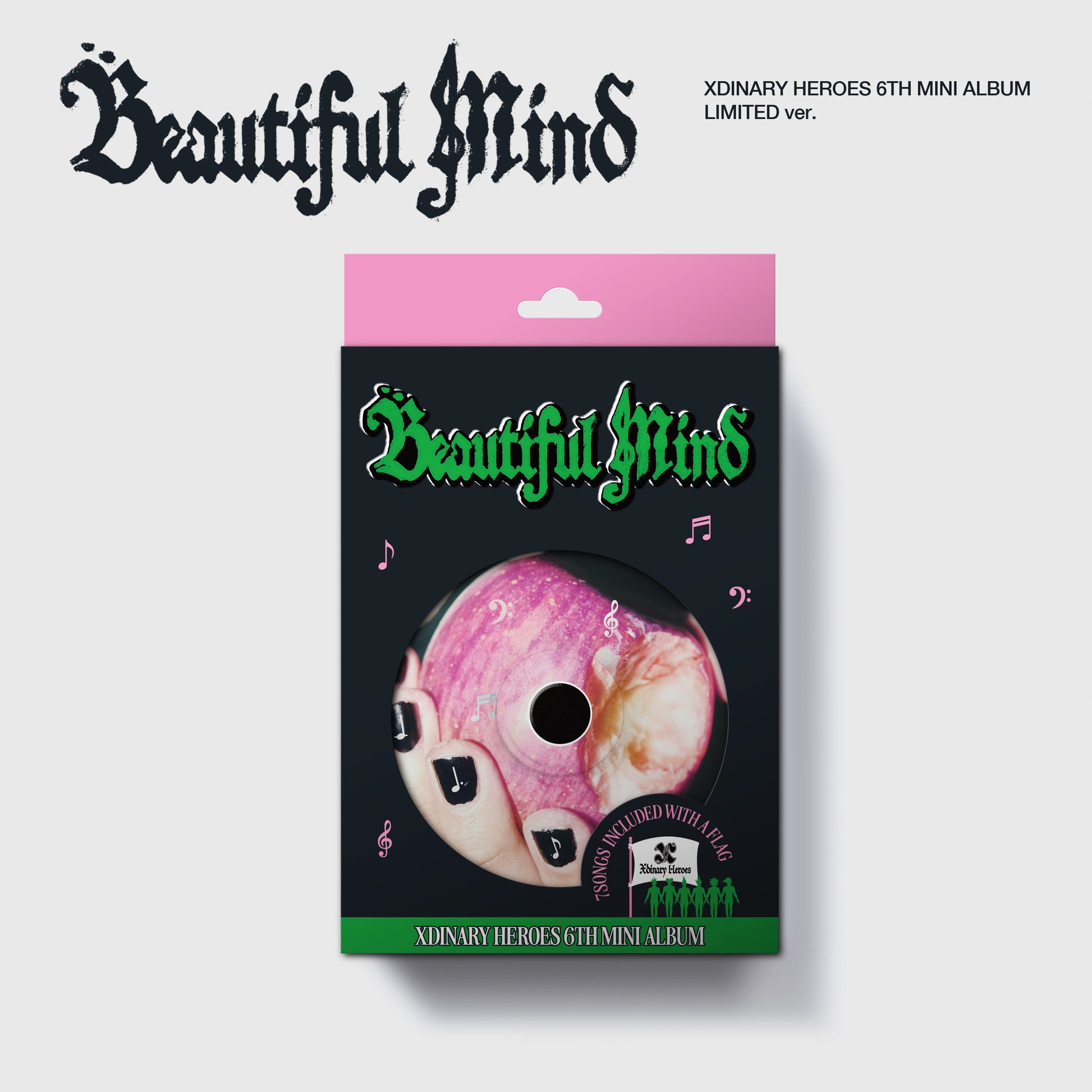 XDINARY HEROES 6TH MINI ALBUM 'BEAUTIFUL MIND' (LIMITED) COVER
