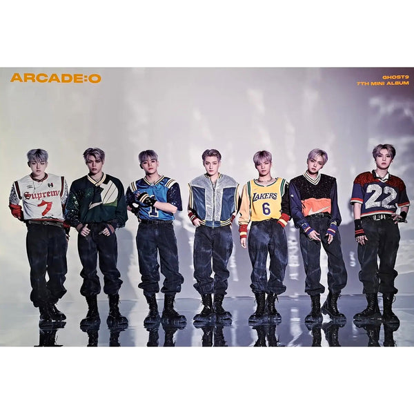 GHOST9 7TH MINI ALBUM 'ARCADE : O' POSTER ONLY YELLOW VERSION COVER