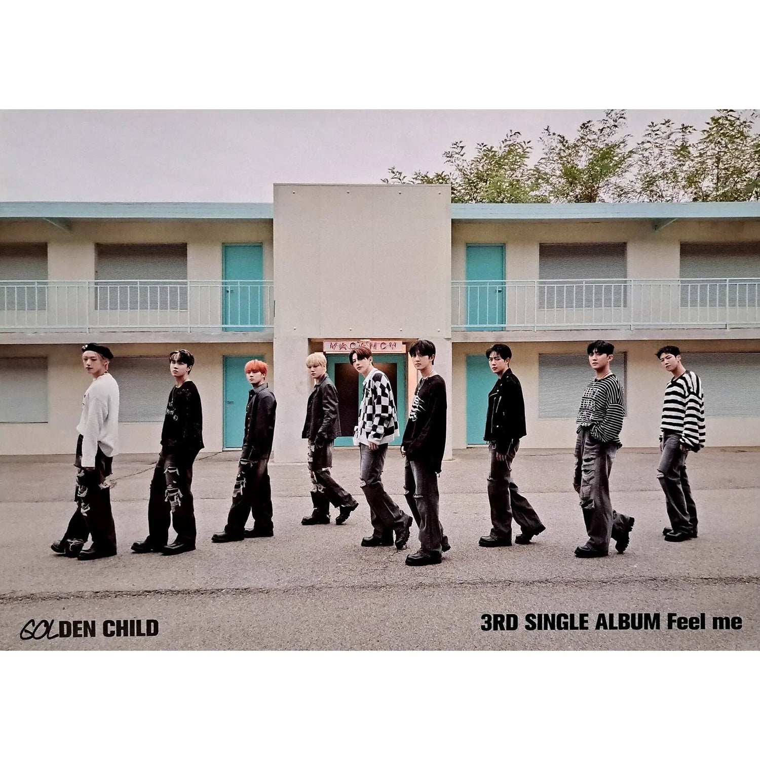 GOLDEN CHILD 3RD SINGLE ALBUM 'FEEL ME' POSTER ONLY YOUTH VERSION COVER