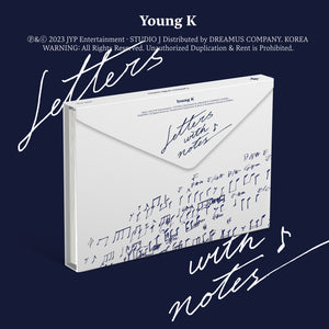 YOUNG K (DAY6) ALBUM 'LETTERS WITH NOTES' COVER