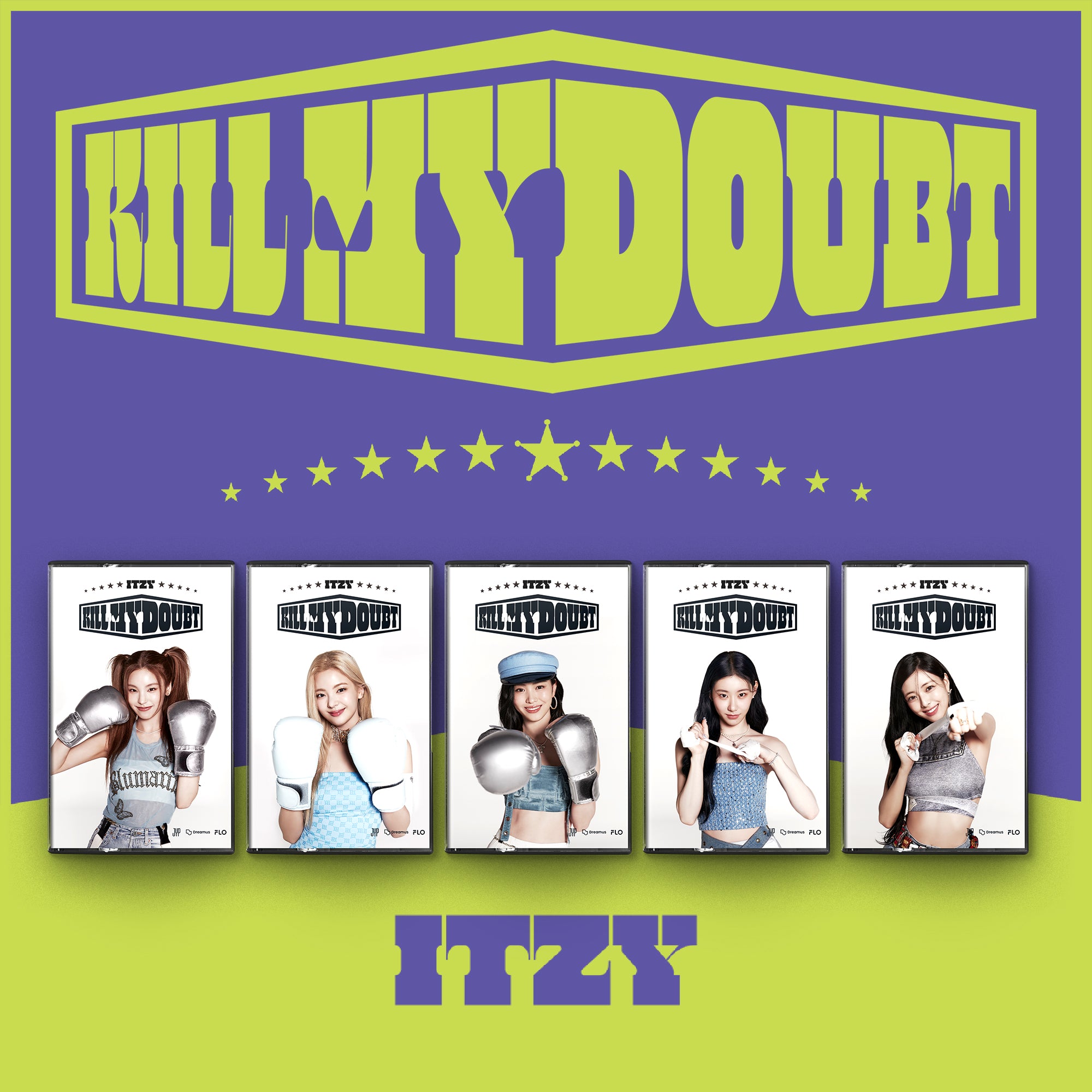 ITZY 7TH MINI ALBUM 'KILL MY DOUBT' (CASSETTE) COVER