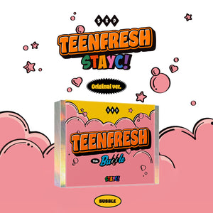 STAYC 3RD MINI ALBUM 'TEENFRESH' BUBBLE VERSION COVER