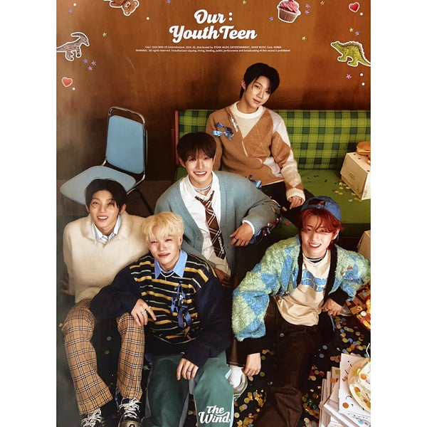THE WIND 2ND MINI ALBUM 'OUR : YOUTHTEEN' POSTER ONLY C VERSION COVER