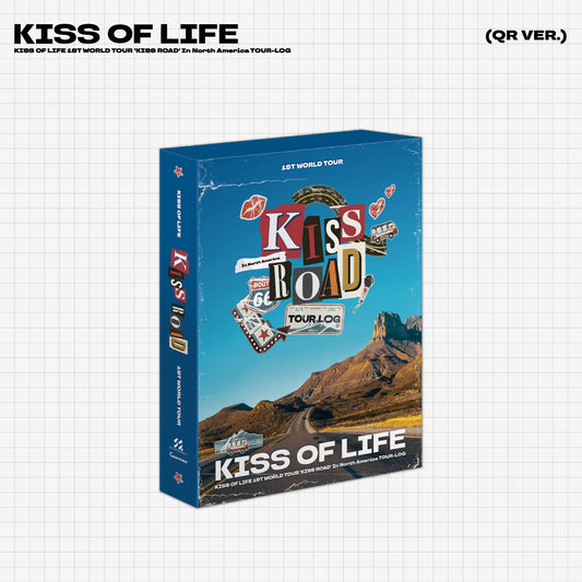 KISS OF LIFE 1ST WORLD TOUR IN NORTH AMERICA TOUR-LOG 'KISS ROAD' COVER