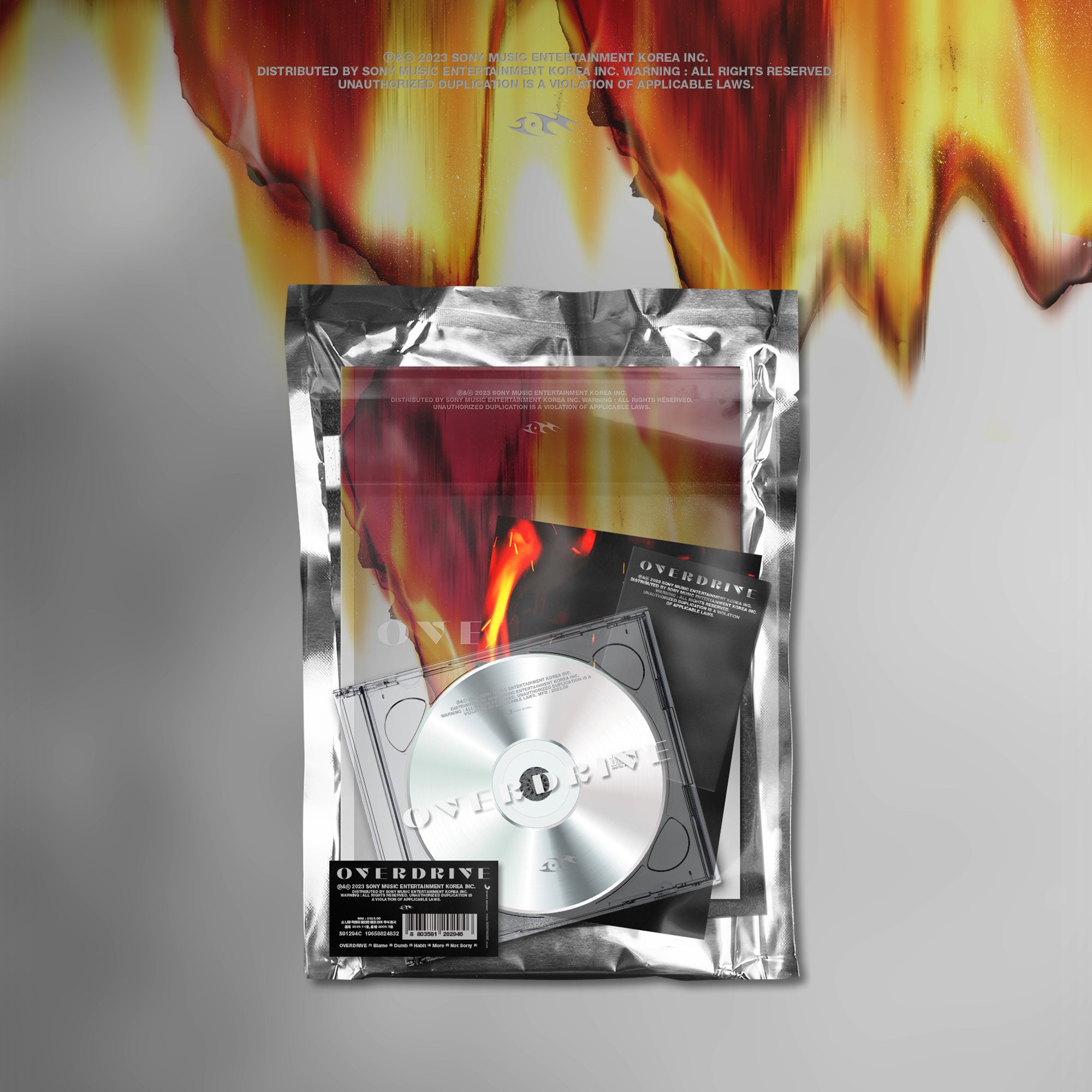 I.M EP ALBUM 'OVERDRIVE' METAL VERSION COVER