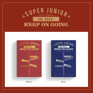SUPER JUNIOR 11TH ALBUM VOL. 1 'THE ROAD : KEEP ON GOING' COVER