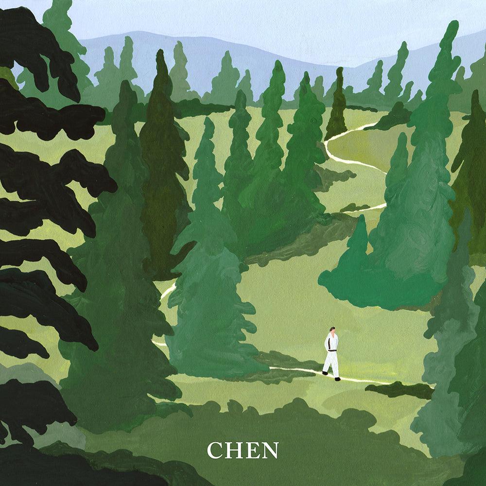 CHEN (EXO) 1ST MINI ALBUM 'APRIL, AND FLOWER' + POSTER